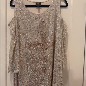 JM Collection Elegant Cream Top